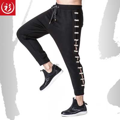 「衫仟尺」国风运动裤 在宽松复古中，穿出春夏新潮流